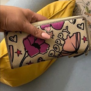 Coach poppy wallet